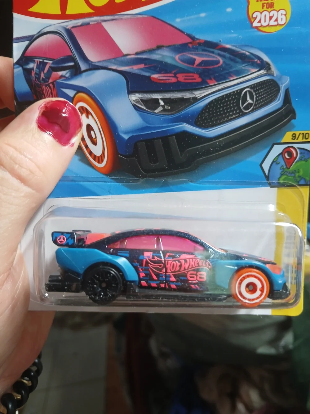 the Mercedes-Benz CLA HW from the 2026 Hot Wheels mainline series (